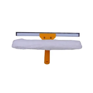 Microfiber Head and Dual Purpose Window Cleaner Squeegee