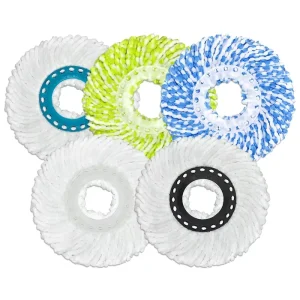Microfiber Household Rotary Mop Head 16cm Absorbent Thickened Non Cotton Mop Head