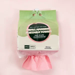 Microfiber Kitchen Cleaning Rags&Towel 50pcs Pack Hanging Extractable Kitchen Cleaning Cloth Household Cleaning Towels