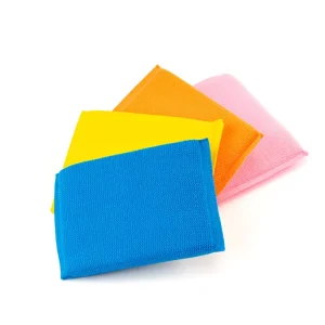 Microfiber Kitchen Cleaning Sponge Non Scratch Sponge Scrubbing Pad Dishwashing Sponge