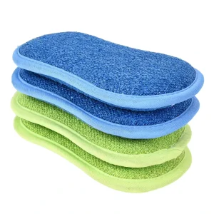 Microfiber Kitchen Sponges & Scouring Pads Premium Cleaning Wipes