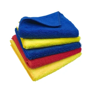 Microfiber Long Short Pile Towel 300 350 400gsm Lint Free Super Absorbent Washing Towel Car Care Glass Cleaning Kitchen Cloth