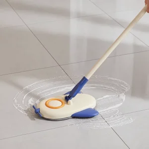 Microfiber Magic Mop Set with Extensible Steel Handle and Flat Mop Pad for Dust Cleaning Floor for Aircraft Use