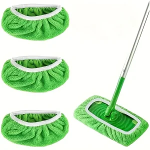 Microfiber Mop Cloth Cover Replacement Reusable Washable Flat Mop Accessory Cleaning Cloth