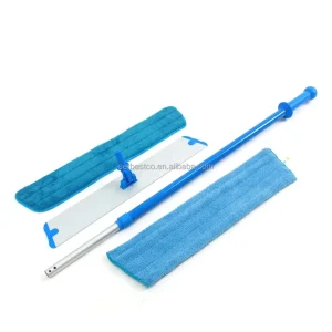 Microfiber Mop Frame Reusable Dry Wet Floor Cleaning Mop with Aluminum Pole 40cm 60 cm 90cm Squeeze Mop Frame Head Shape