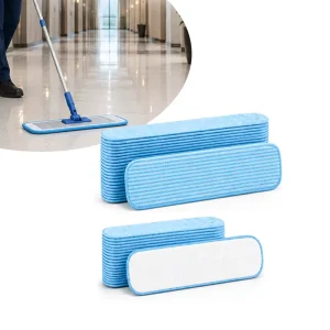 Microfiber Mop Pad Wet & Dry Mop Head Cleaning Pad Leaning Mop Rolls Cloth Refills