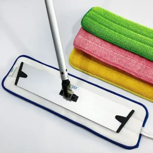 Microfiber Mop Pad with Twist Yarn Design Strong for Customizable Colors Absorbs <10 Seconds 5 Mopheads Included