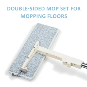 Microfiber Mops Free Hand Mob with Bucket Double Side Flat Mop Bucket Self Squeeze Magic Home Kitchen Floor Cleaning Scratch Mop
