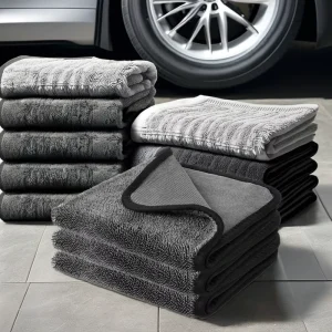 Microfiber Pile Auto Care Microfibre Detailing Microfiber Car Wash Cleaning Cloth Twisted Large Twist Loop Drying Towel for Car