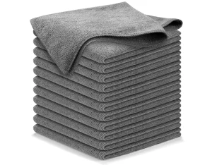 Microfiber Quick Dry Knitted Car Cleaning Towels Soft Absorbent Lint Free for Car Kitchen Home Use