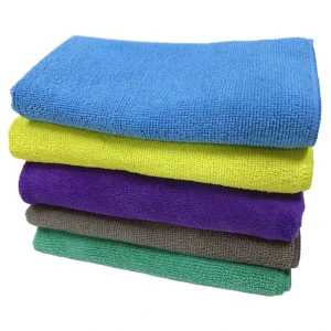 Microfiber Quick-Dry Sustainable Hair Salon Hand Towel 40x40cm Roll Plain Style Customized Color Solid Color Factory Stock Woven