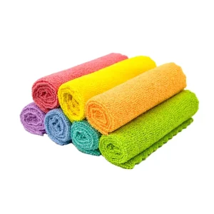 Microfiber Rainbow Cleaning Cloth Ultra-Fine Fiber Thickened Absorbent Household Table Wiping Bath Towel Sheets