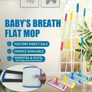 Microfiber Self Adhesive Lazy Mop Cloth Large Size Hands Free Washable Floor Mop Pad for Household Floor Cleaning