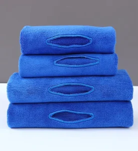 Microfiber Square Knitted Plain Multi-Purpose Quick-Dry Floor & Kitchen Cleaning Towel for Dry/Wet Use with Any Pole Handle