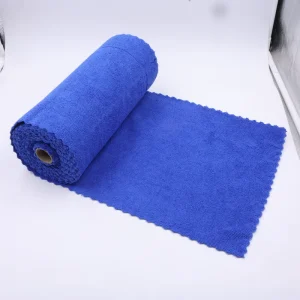 Microfiber Tear Away Towel Rolls Custom Logo 50 75 100 Pack Washable Cleaning Car Kitchen 30 X 30Cm Microfibre Cloths Rolls