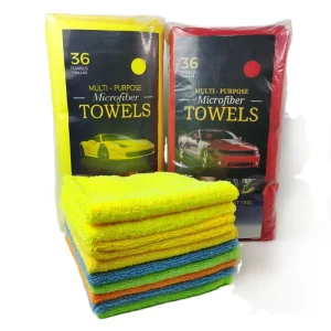 Microfiber Towel Cleaning Cloth Car Wash Towel 36 Pieces Pack Custom Microfiber Car Cleaning Towel