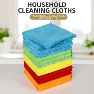 Microfiber Towel Thickened Suction Shaving Towel for Kitchen, Dishwasher, Table Laundry