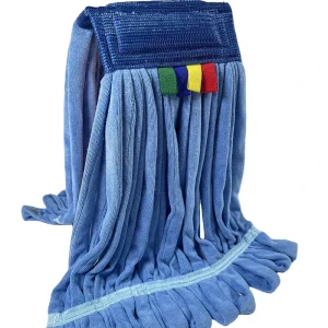 Microfiber Tube Wet Mop with Mesh Headband Medium White (Case of 12)