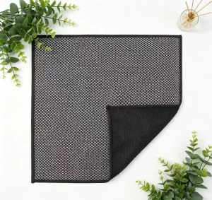 Microfiber Woven Antibacterial Eco-Friendly Quick Dry Double Sided Dish Cloth Kitchen Towel Customizable