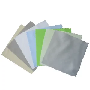 Microfiber Zig Zaged Edge Cleaning Cloth for Jewelry Soft and Non Damaging Custom Packaging Available