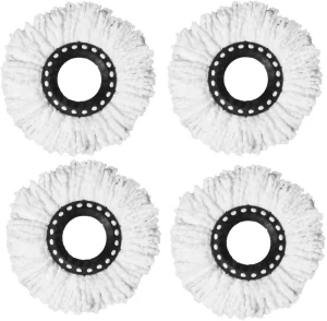 Microfiber for Spin Mop Head Replacements Floor Cleaning Reusable 360 Degree Washable Cleaning Mop Pads