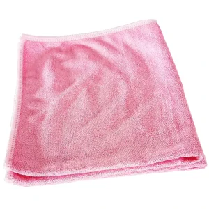 Microfiber household all purpose cleaning cloth with shiny
