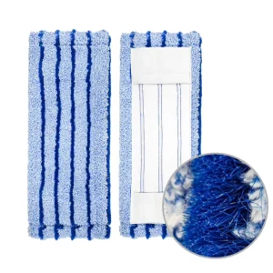 Microfibre Dry Mop Head Replacement Refill Flat Microfiber Fabric Mop Pad for Flat Squeeze Mop Bucket