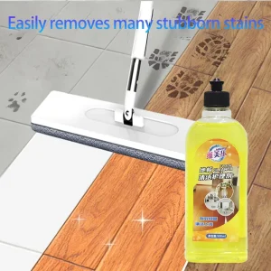 Milletvit Eco Friendly Home Kitchen Bathroom Wood Polish Liquid for Tiles Glass Floor Cleaner Removes Dust Disposable Household