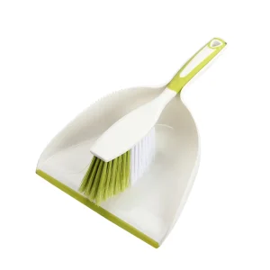 Mini Desk Broom and Dustpan Set PET/PP Broom Head Home Cleaning Tool for Desktop Use Small Plastic Broom Stick