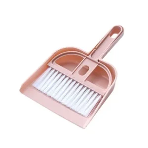 Mini Desktop 2 in 1 Soft Broom and Dustpan Set Car Bed Sweeper with Hair Garbage Shovel Keyboard Brush Small Sweeping Tool