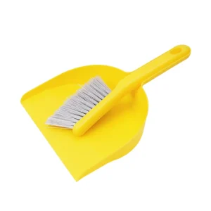 Mini Dustpan and Broom Set Compact Desktop Table Cleaner Portable Handheld Sweeper for Car Keyboard Pet Hair Small Corner