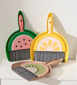 Mini Dustpan and Brush Set Small Broom and Dustpan Set Mini Hand Broom Dustpan and Brush for Table Keyboards Sofa