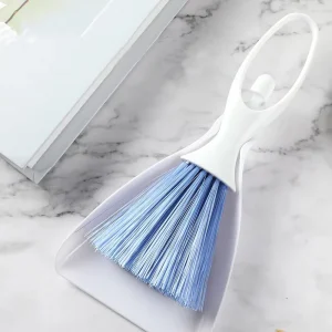 Mini Eco Friendly Plastic ABS Pet Cage Cleaning Brush Set Compact Broom Dustpan for Hamster Litter Waste Removal Small Animal