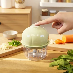 Mini Electric Garlic Peeler Cutter Chopper Rechargeable Food Processor Stainless Steel Blade Vegetable Kitchen Accessories