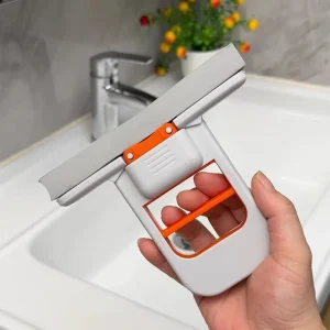 Mini Flat Mop Plastic Handle Replaces Cloths Desktop Cleaning Gadget Handy Glass Cleaning Tool for Bathroom Sponge Scrubber