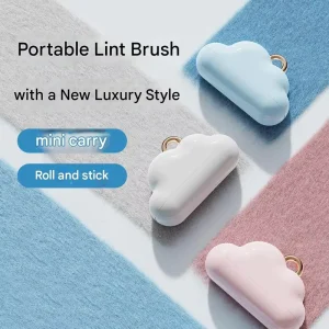 Mini Hair Removal Cloud Shaped Roller Sticky Brush Clothes Pets Hair Remover Roller Sticky Dust Paper Lint Roller