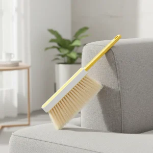 Mini Handheld Multifunctional Cleaning Brush Telescopic Plastic Handle Microfiber Bristles Eco Friendly Bed Sofa Curtains