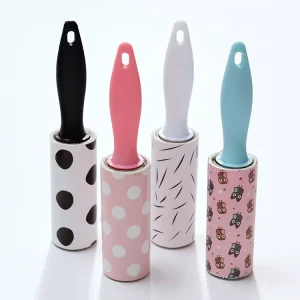 Mini Lint Roller Pet Hair Lint Removal Sticking Roller with Disposable Tape Portable Mini Lint Remover for Clothes