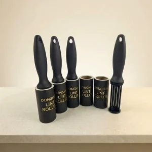 Mini Lint Rollers Paper Material Manual Use Cloth Cleaner with 30 Sheets