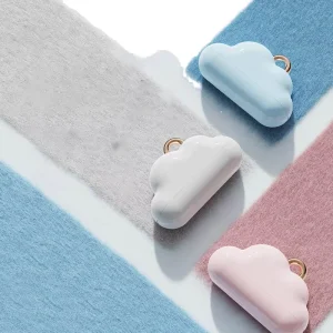 Mini Manual Plastic Cloud Shaped Hair Removal Roller Sticky Brush for Clothes & Pets Dust and Lint Remover