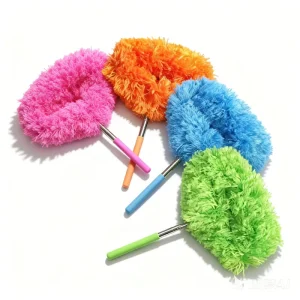 Mini Microfiber Dusters Washable with Extension Handle Microfiber Ceiling Fan Blade Cleaner Fan Duster