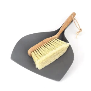 Mini Multi-Function Broom and Dustpan Set Bamboo Wooden Hand Style PET Material with Magic Broom Handle for Home Cleaning