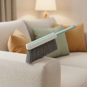 Mini Multifunctional Cleaning Brush Telescopic Plastic Handle Microfiber Bristles Eco Friendly Home Cleaning for Bed