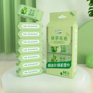 Mini Pack Eco Friendly Disposable Portable Soft Touch Cotton Adult Body Wipes Non Allergenic Cleansing Wipes Customized Logo