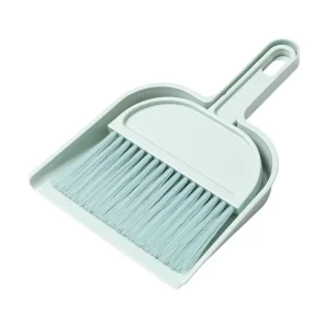 Mini Plastic Dustpan Broom Household Table Cleaning Plastic Brush and Dustpan Set for Car Pets and Desktop Use