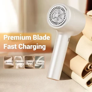 Mini Portable Electric Lint Remover 6 leaf Blades Clothing Sweater Defuzzer Lint Razor Hairballer Household