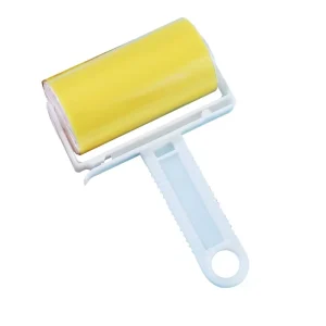 Mini Portable Reusable Lint Roller for Pet Hair Dust Sticky Wheel Clothes Fabric Dust Removal Cleaning Brush Bulk
