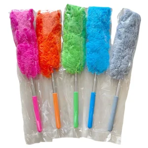 Mini Retractable Electrostatic Feather Duster Flexible Microfiber Household Dust Sweeping Cleaning Brush