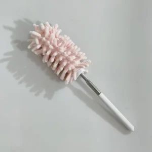 Mini Retractable Telescopic Microfiber Chenille Feather Duster Long Handled Household Kitchen Bathroom Brush Tool