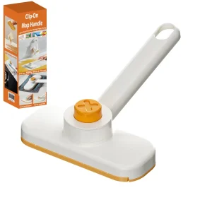 Mini Yellow Cleaning Mop 360 26*8cm Durable 5000 Uses Dry and Wet for Kitchen Bathroom Walls Windows